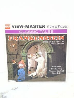 Viewmaster Frankenstein Classic Tales Complete Package 1976